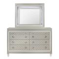 Gfancy Fixtures Toned Mirror Frame with A Lovely Mirrored Accents, Champagne GF3654771